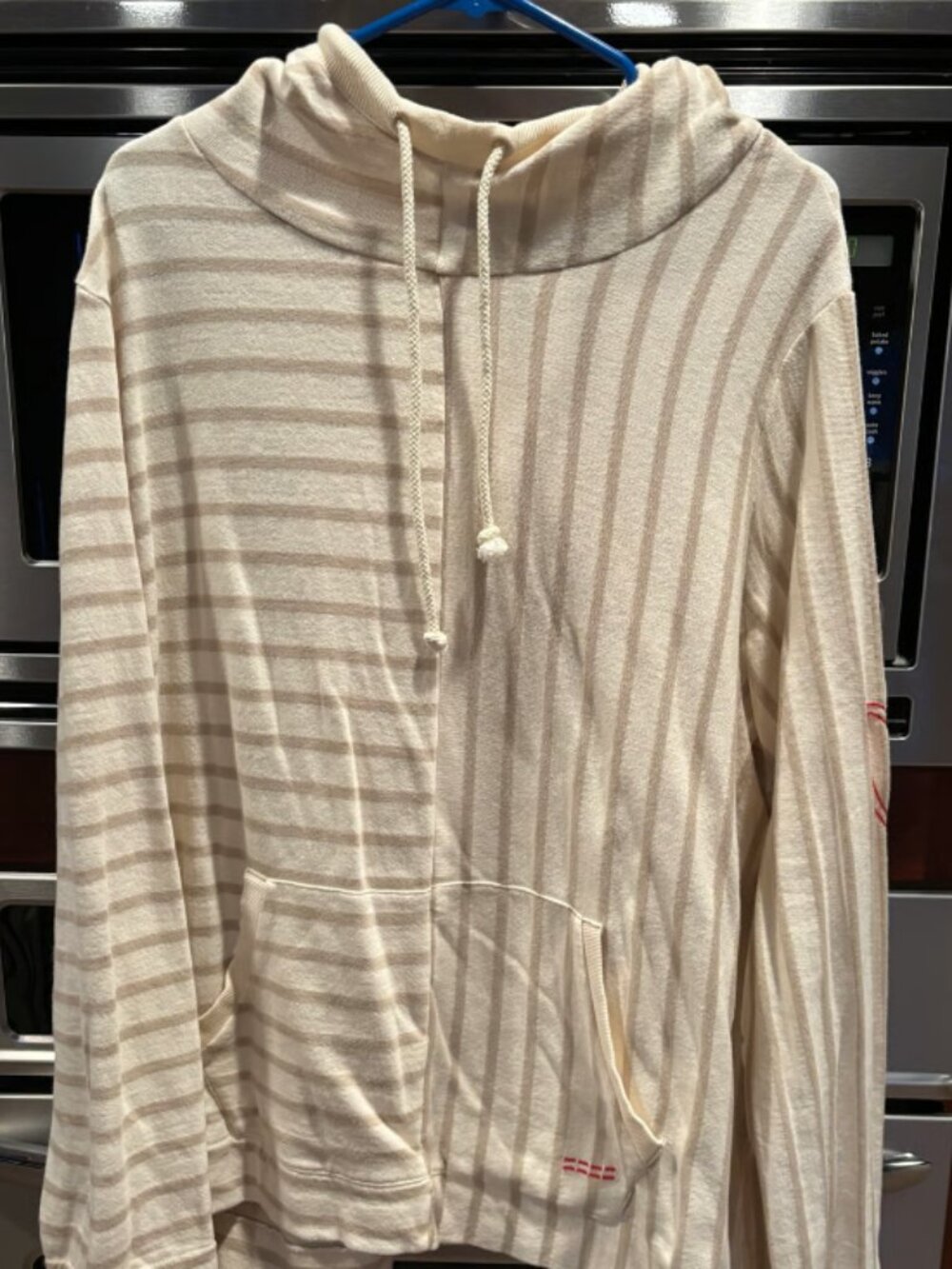 Peace Love World striped hoodie size 2X